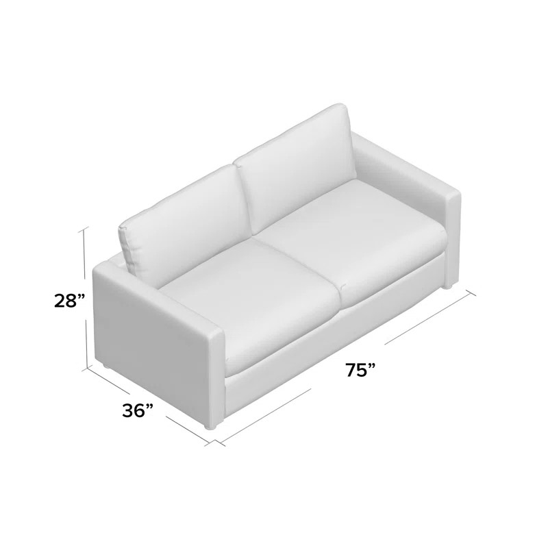 Clarion 77'' Square Arm Sofa | Wayfair North America