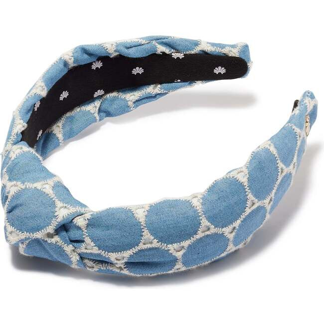 Women's Dot Eyelet Knotted Headband | Maisonette