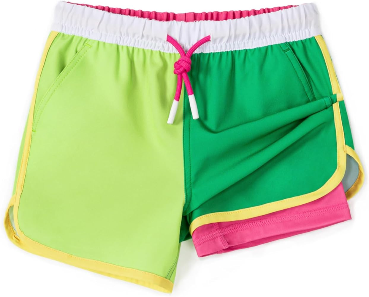 Boys Swim Trunks with Compression Liner Vintage Quick Dry Swim Shorts Bathing Suit Toddler Boys S... | Amazon (US)