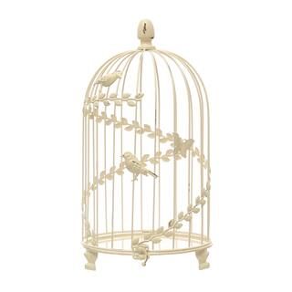 17.8" Cream Metal Birdcage Decoration by Ashland® | Michaels Stores