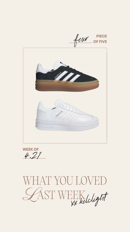 What you loved last week🖤 love these sneakers!!! #sneaker #adidas #whiteshoe 

#LTKstyletip #LTKshoecrush