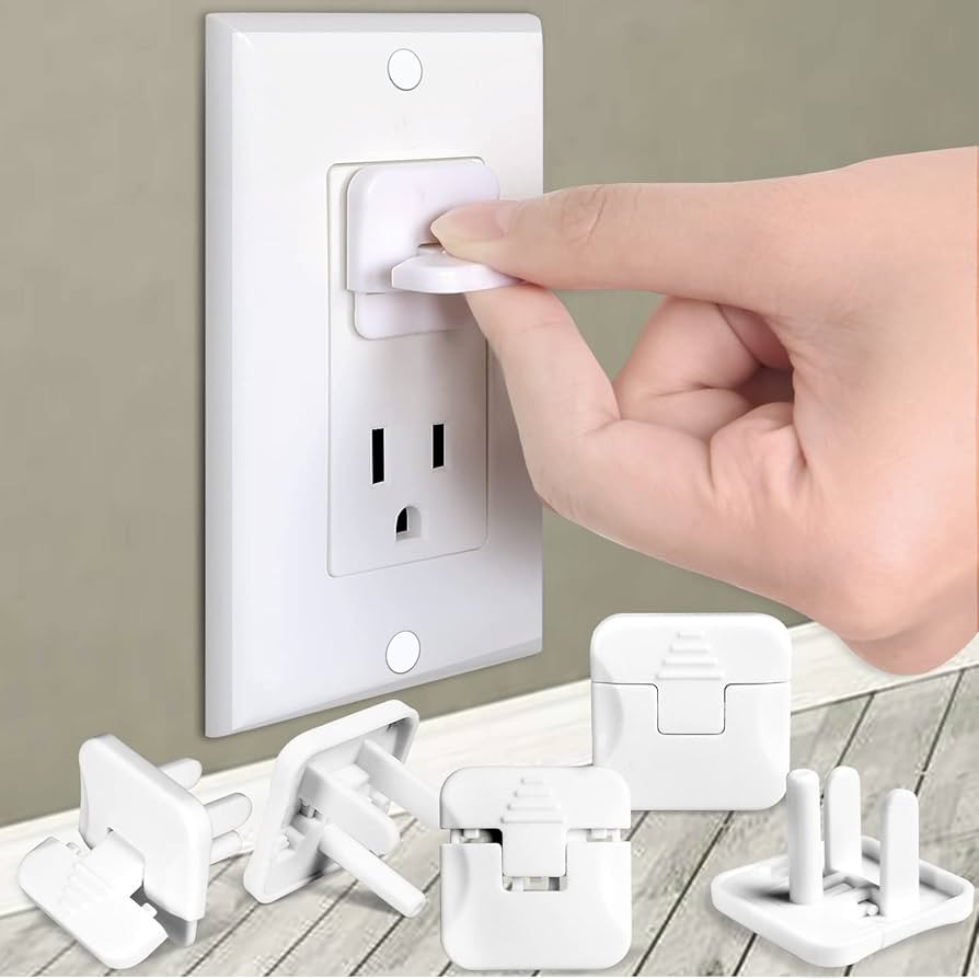 Outlet Covers Babepai 38-Pack White Child Proof Electrical Protector Safety Improved Baby Safety ... | Amazon (US)