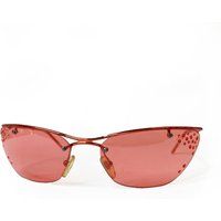 Dior Y2K Flash Orange Sunglasses Swarovski Crystals Details | Etsy (US)