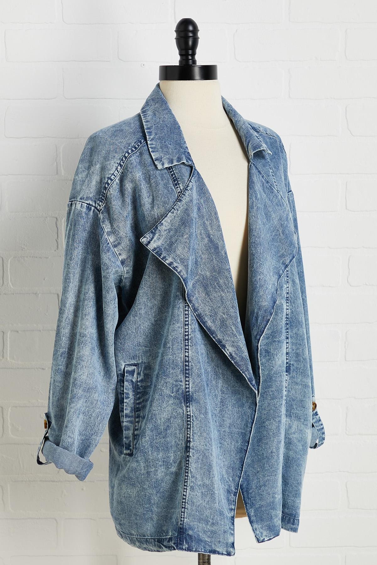 chambray jacket | Versona