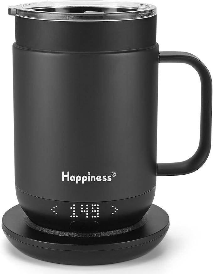 Smart Heated Coffee Mug,16oz Rechargeable Electric Self Heating Temperature Control Coffee Cup | Amazon (US)