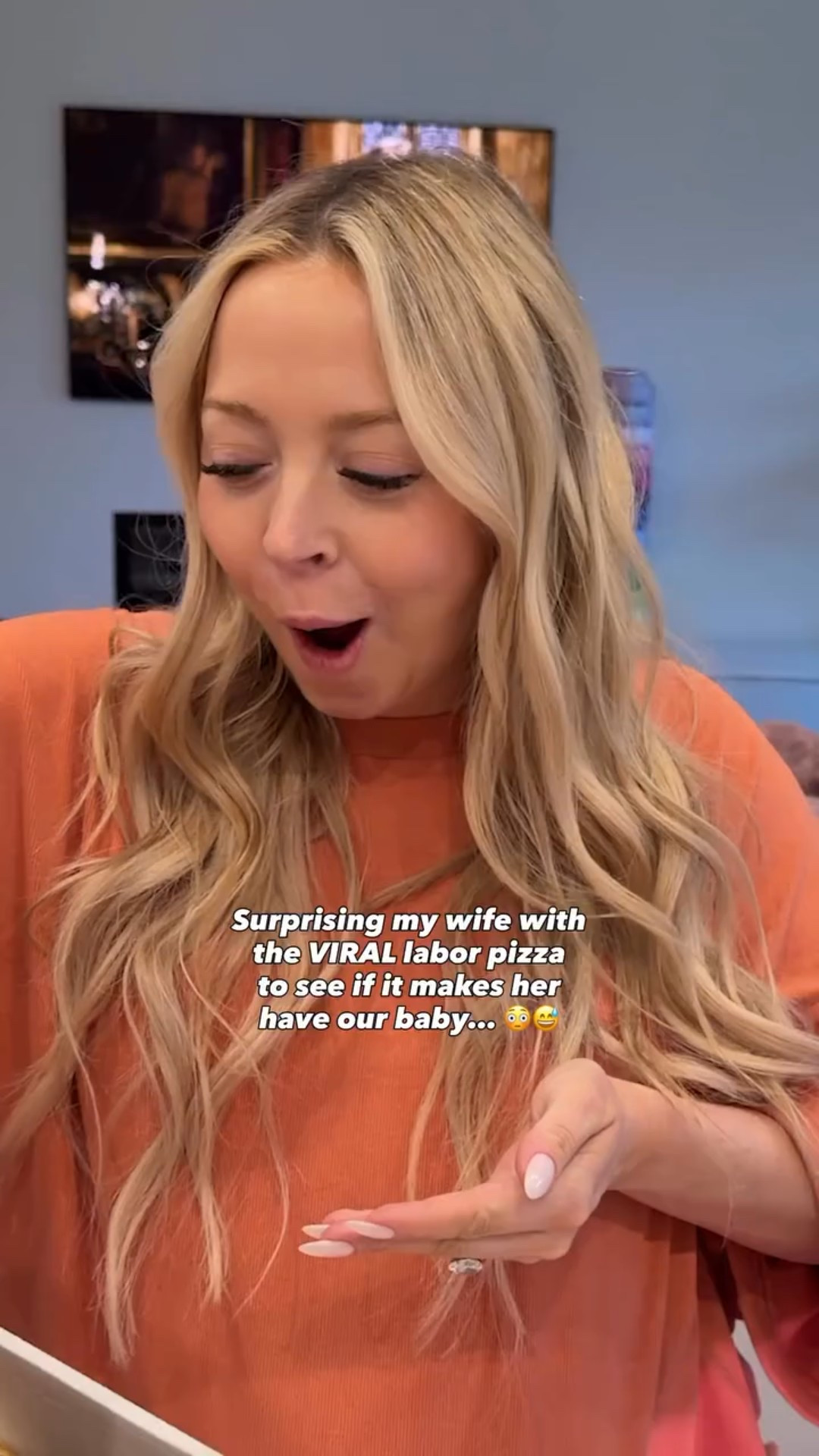 Trying out the viral labor pizza to see if this can help get bug out 😂❤️🥹 Linking my Foxy Kind set in a different color!

#LTKStyleTip #LTKBump #LTKBaby