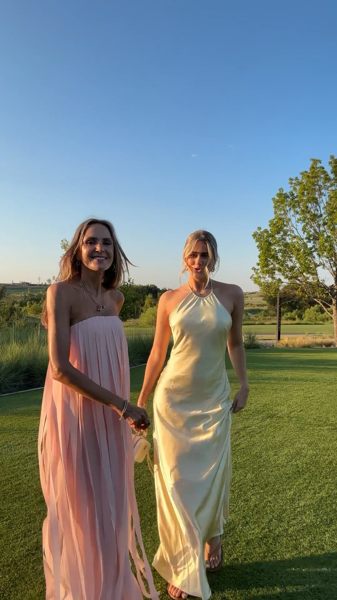 LTK awards night!! Both dresses linked 💓 

#maxidress #weddingguest #silkdress 
#ltkcon 

#LTKdatenight #LTKaustralia #LTKdresses