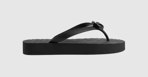 Women's chevron thong sandal | Gucci (US)