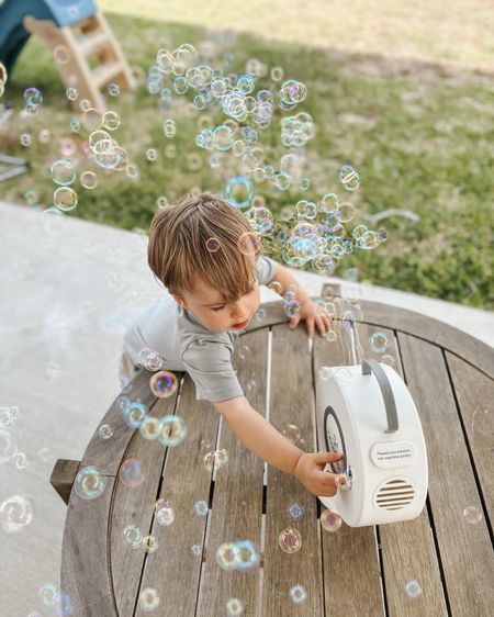 360° bubble machine 🫧 

#LTKkids #LTKSeasonal #LTKfamily