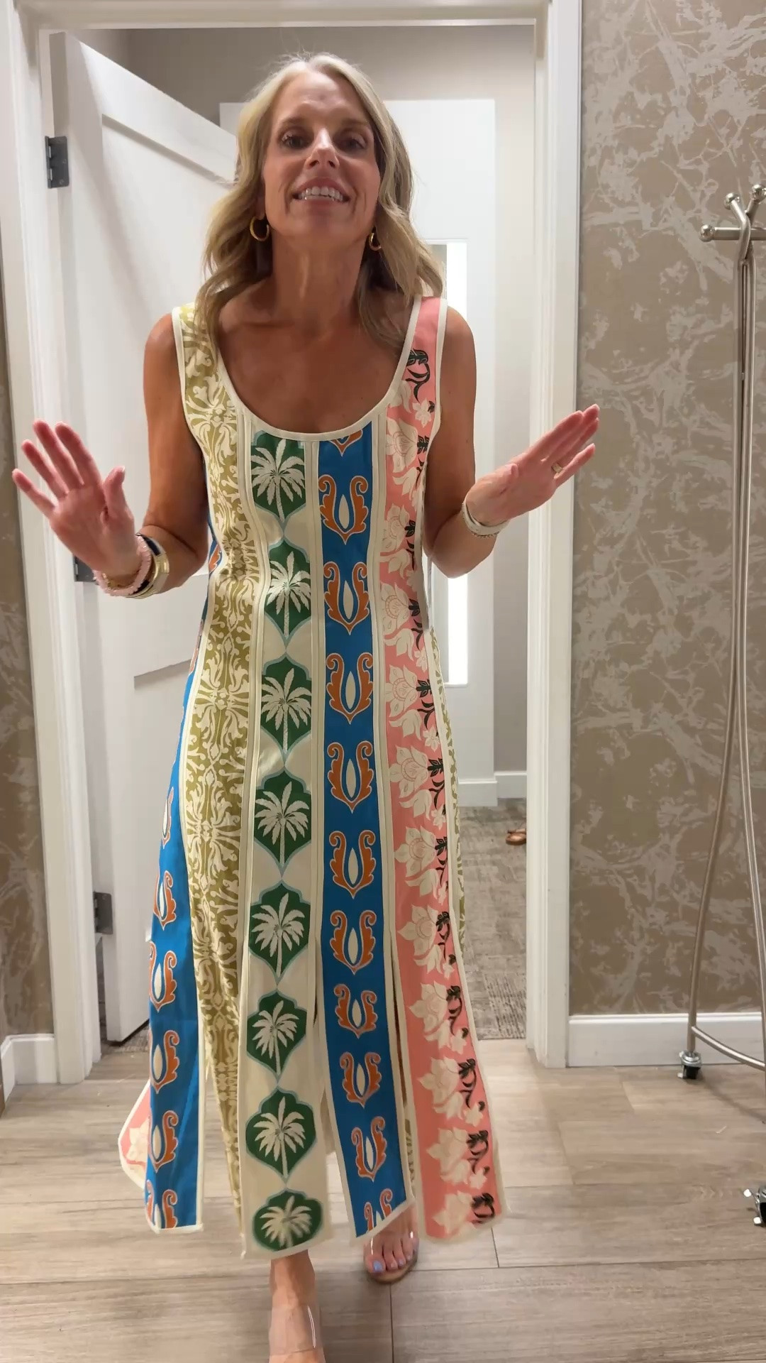This is the dress you’ll want to dance in. Look at how the skirt twirls. Perfect special dinner, brunch, wedding guest dress. Wearing 2

#LTKgrwm #LTKootd #LTKWedding