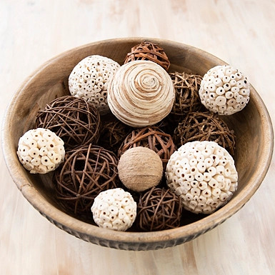 Gray Dried Orb Bag | Kirkland's Home