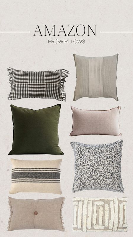 Amazon finds, affordable home decor, throw pillows, home decor 

#LTKSeasonal #LTKunder50 #LTKhome