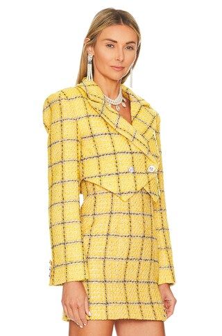 ASSIGNMENT Cady Cropped Jacket in Yellow from Revolve.com | Revolve Clothing (Global)