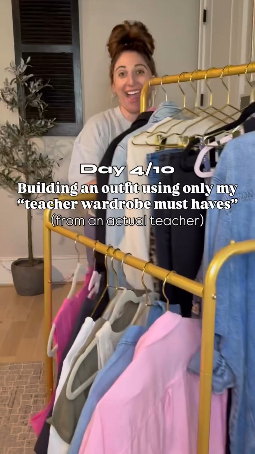 Day 4/10 of teacher wardrobe must haves!! I’m super bloated, so nothing squeezing the gut it the goal today! 

This jumpsuit is amazing in every way 🤌🏼 Dressier material, pockets, comfortable, and a floral pattern/color that works all year round! Paired it with the bodysuit to make it “school appropriate” and layered with the cardigan for those chilly classroom temperatures. I also decided to pull the ivory from the sweater into the mules! A perfect “outfit sandwich” if you ask me?! 
 

Say TEACHER OOTD below to get all the information for this outfit, sent to your messages! 

https://liketk.it/5l8OD #teacherootd #teacherfashion #teacheroutfit #teacherwardrobe #ltkmidsize