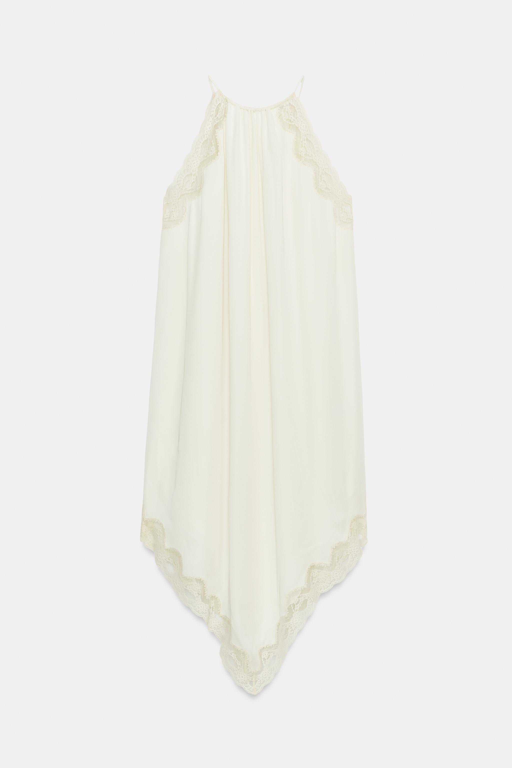 ZW COLLECTION CONTRAST LACE DRESS | Zara UK