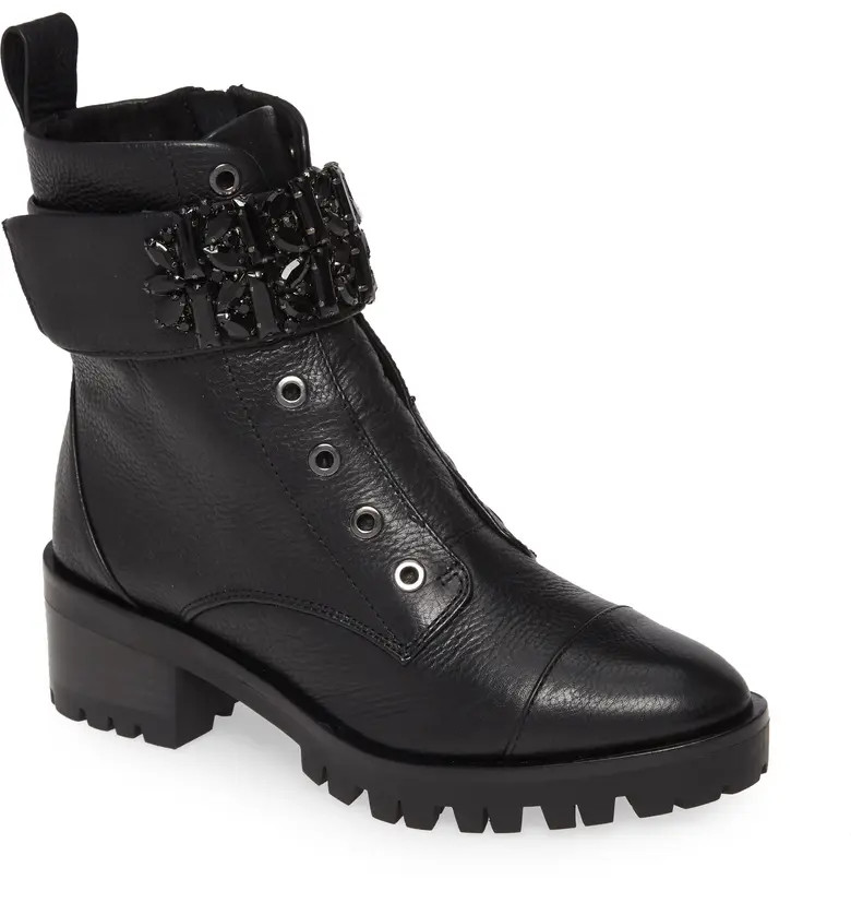 Pippa Crystal Embellished Platform Boot | Nordstrom