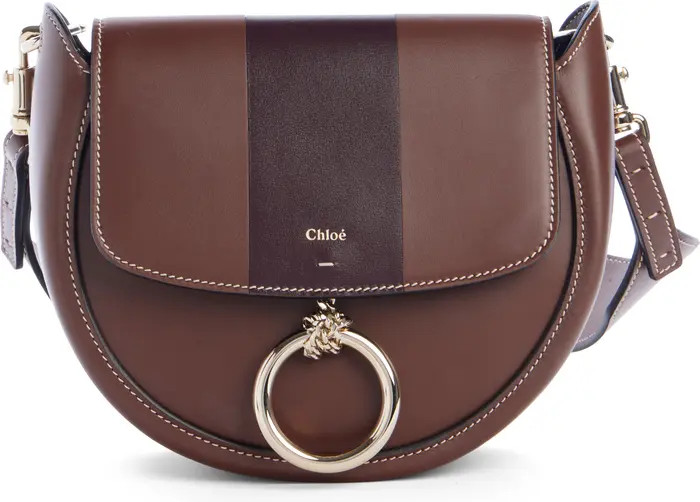 Small Arlene Leather Crossbody Saddle Bag | Nordstrom