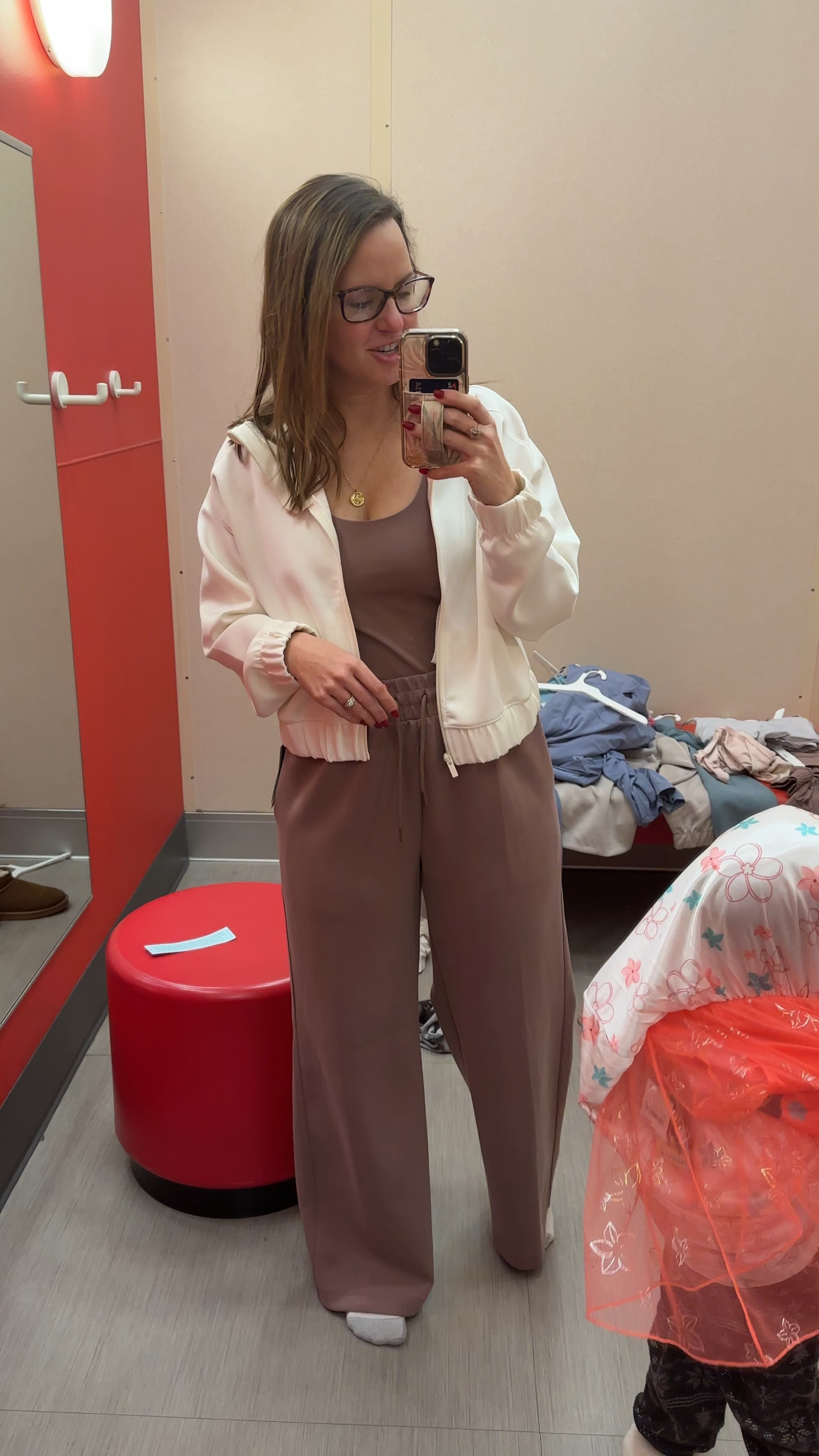 Target new arrivals! Love this brown color in the cargo joggers & tank! Also, this cropped cream jacket looks & feels so similar to Lulu!!!! So beautiful & feels so luxe. Also found some really cute things from the blogilates line that I’ll link below! 



#LTKFitness #LTKActive #LTKWatchNow
