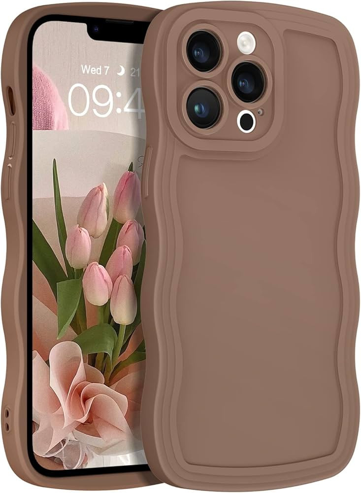 BENTOBEN for iPhone 13 Pro Max Phone Case, Curly Wavy Bumper iPhone 13 Pro Max Case Cute Slim Sof... | Amazon (US)