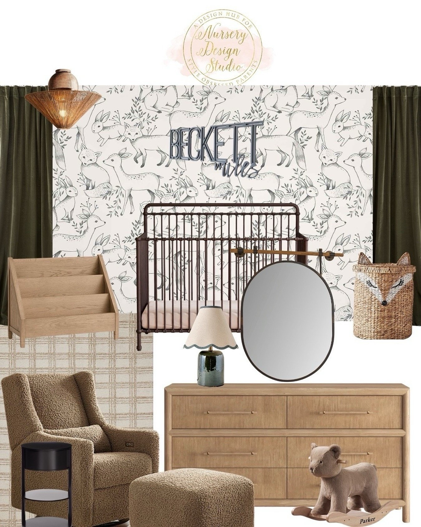 Beckett’s nursery brings cozy woodland charm to life with rich textures, forest tones, and timeless design details made to grow with him. 🦊🌿

#LTKBump #LTKBaby #LTKKids