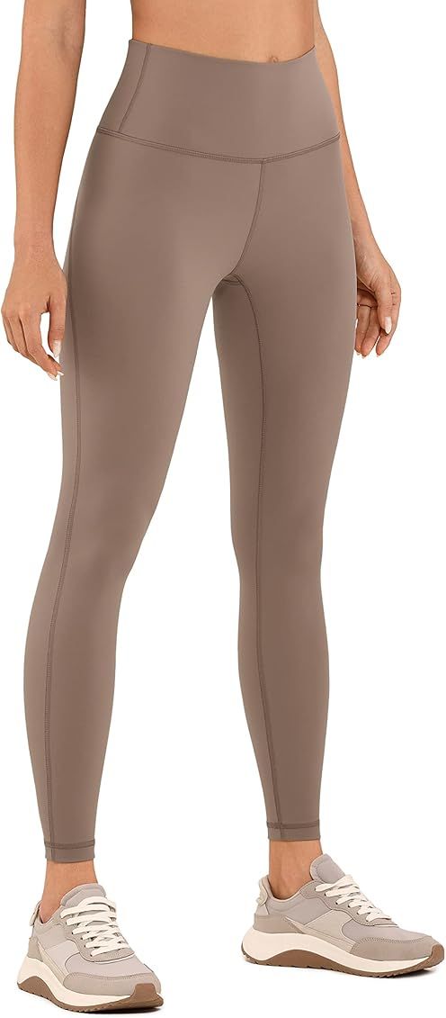 CRZ YOGA Women's Ulti-Dry Workout Leggings 25 Inches - High Waisted Yoga Pants 7/8 Athletic Leggings | Amazon (US)