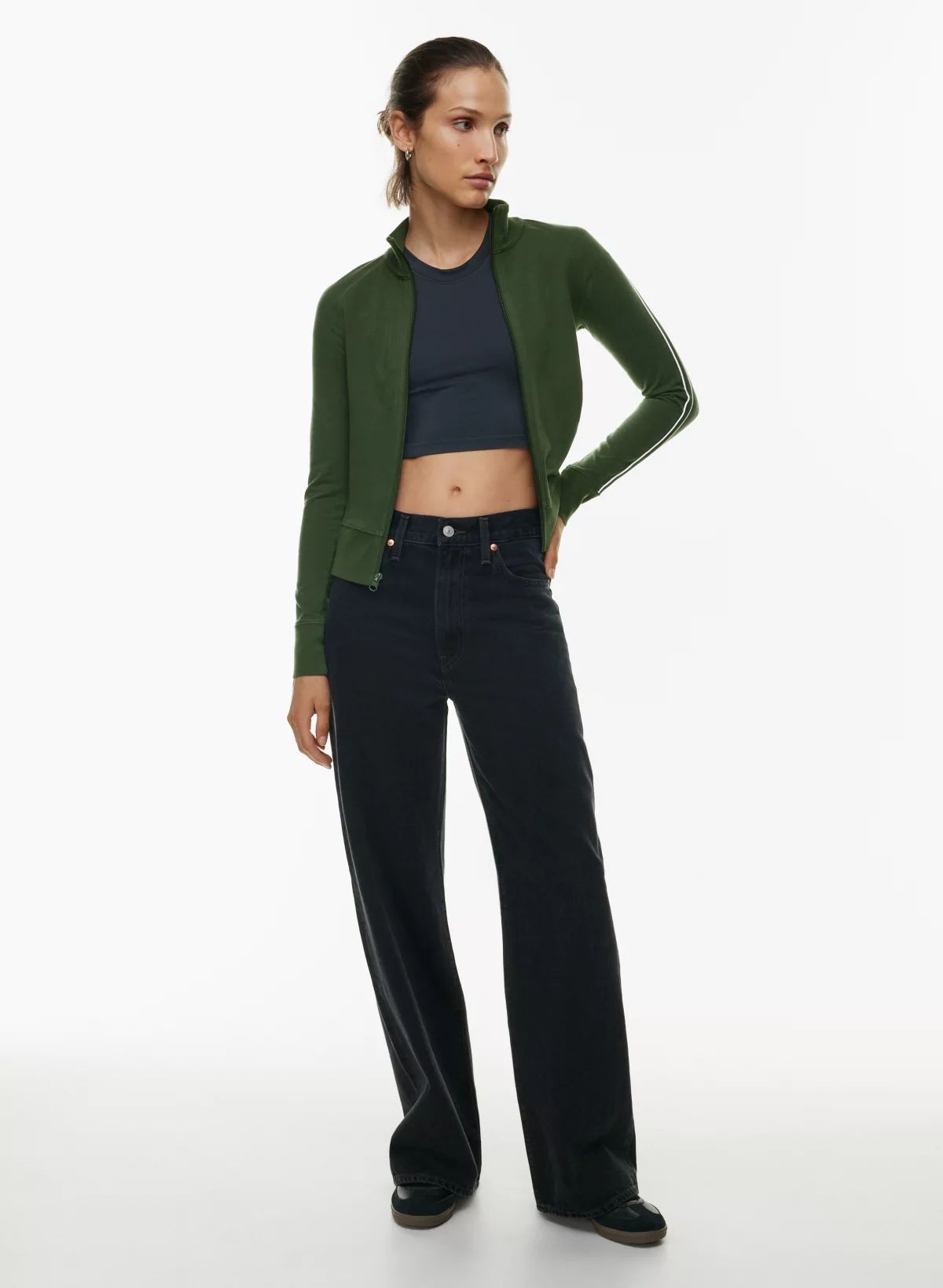 RIBCAGE WIDE LEG JEAN | Aritzia