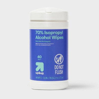 Isopropyl 70% Alcohol Wipes - 40ct - up&up™ | Target