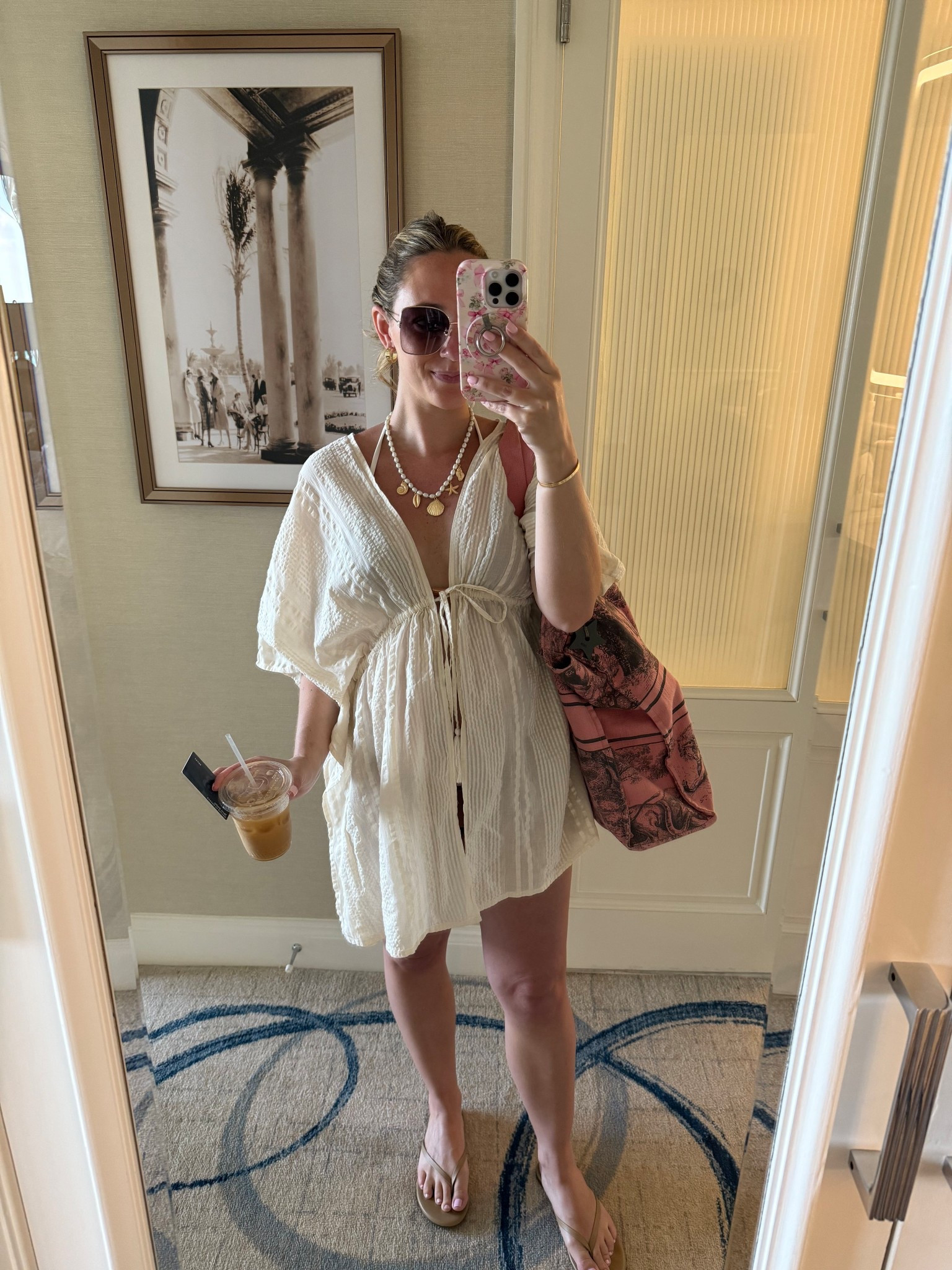 Abercrombie bikini (bump friendly) // Aerie gauzy coverup (bump friendly)! 

#LTKSwim #LTKTravel #LTKBump