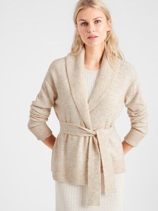 Cozy Wrap-Front Cardigan | Banana Republic Factory