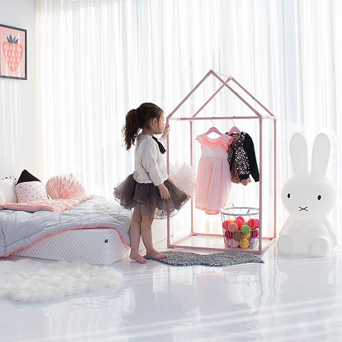 PETITE MAISON Kids Closet - Dress up Clothing Garmet Rack, Hanging Costume Organizer with Cute Ho... | Amazon (US)