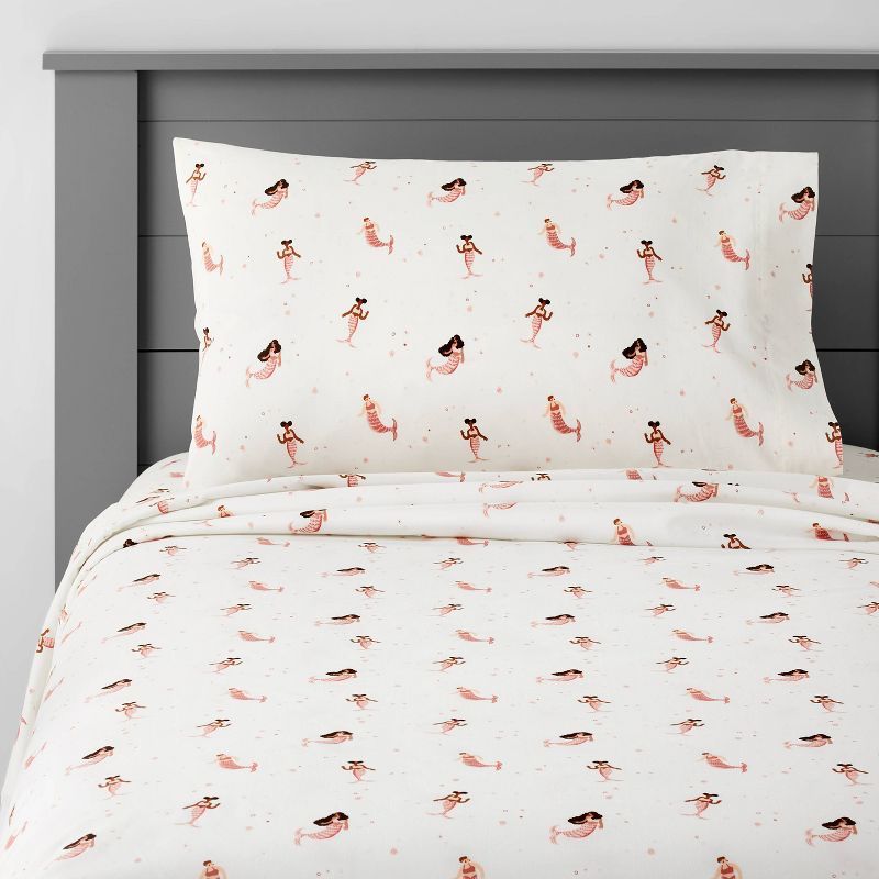Mermaid Cotton Sheet Set - Pillowfort™ | Target