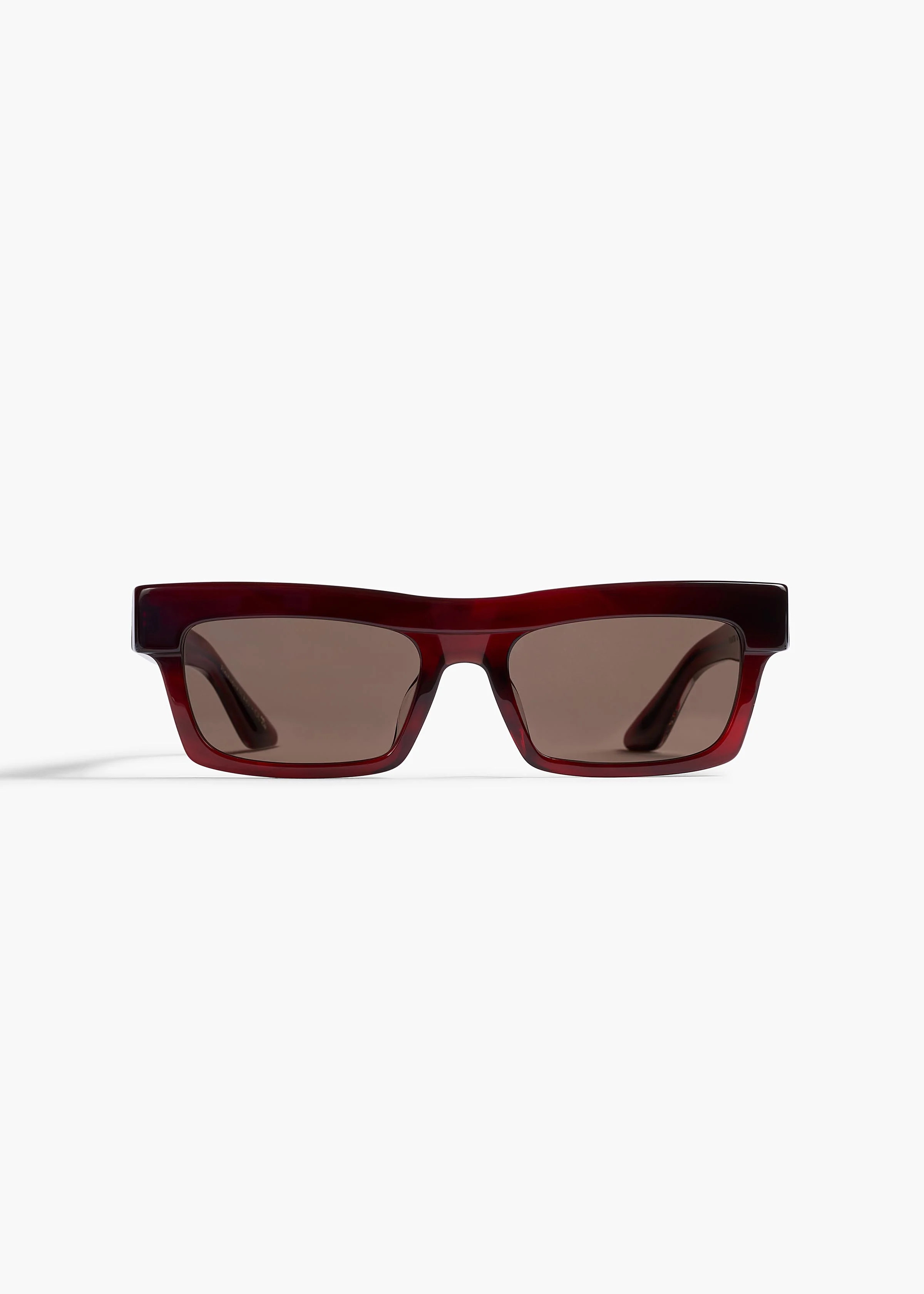 KHAITE - Khaite X Oliver Peoples 1985C In Bordeaux Bark And Brown | Khaite