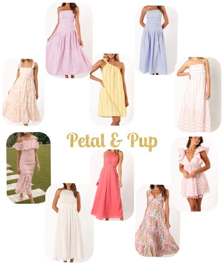Petal and Pup has a great collection of spring dresses for you this season! They have prices for travels abroad, to the beach, for brunch, and for weddings! Check them out here! 

#LTKSeasonal #LTKwedding #LTKfindsunder100