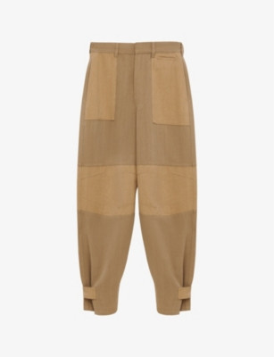 LOEWE - Loewe x Paula's Ibiza patchwork woven cargo trousers | Selfridges.com | Selfridges