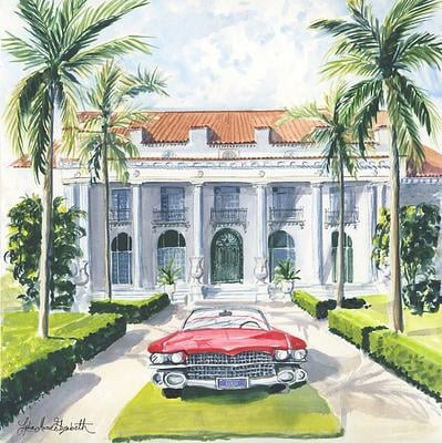 The Flaggler Museum, Palm Beach by Lydia Marie Elizabeth on Artfully Walls | Artfully Walls
