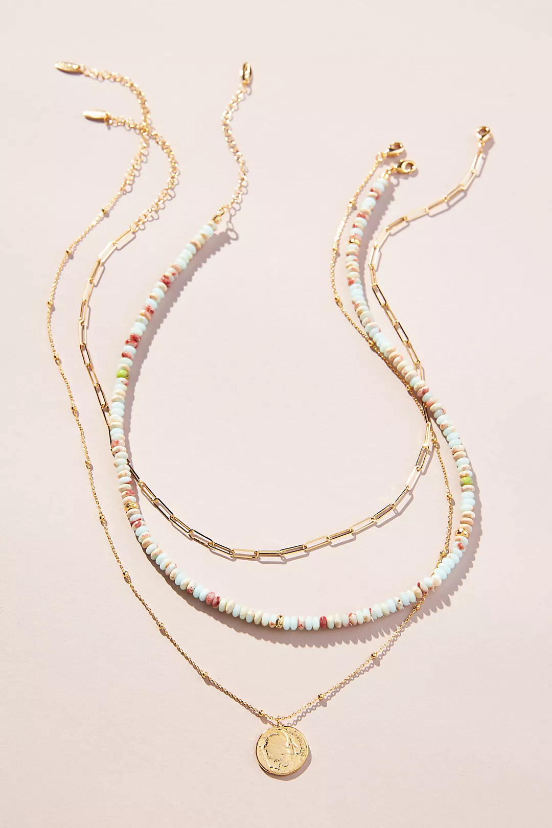 Shades of Sea Triple-Layer Necklace | Anthropologie (US)