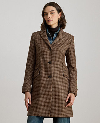 Women's Single-Breasted Walker Coat | Macy's