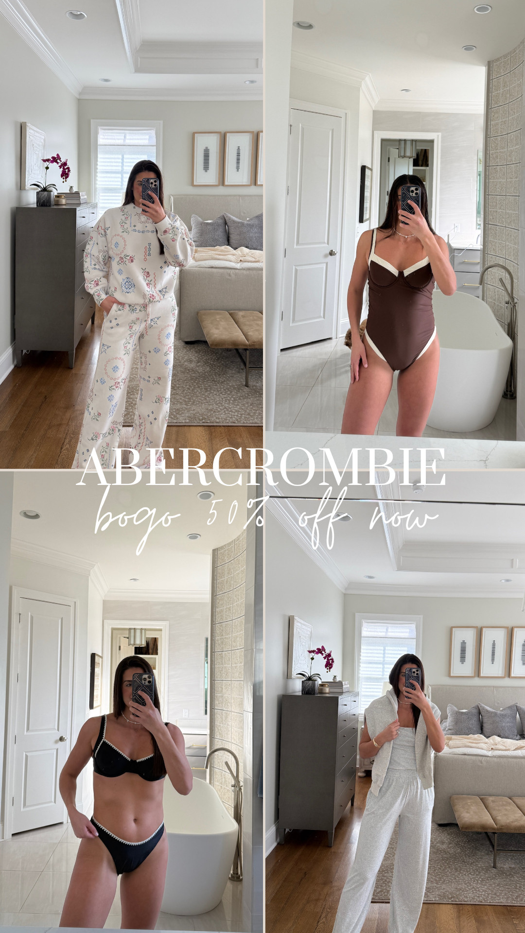  @abercrombie SALE!! BOGO 50% off EVERYTHING!

 tts: m, tall in one piece suit!

abercrombie, sweat set, abercrombie bikinis, swimwear, abercrombie swim, a&f swim, bikinis, spring bikini, summer vacay, grace white

#LTKSaleAlert #LTKSwim #LTKootd