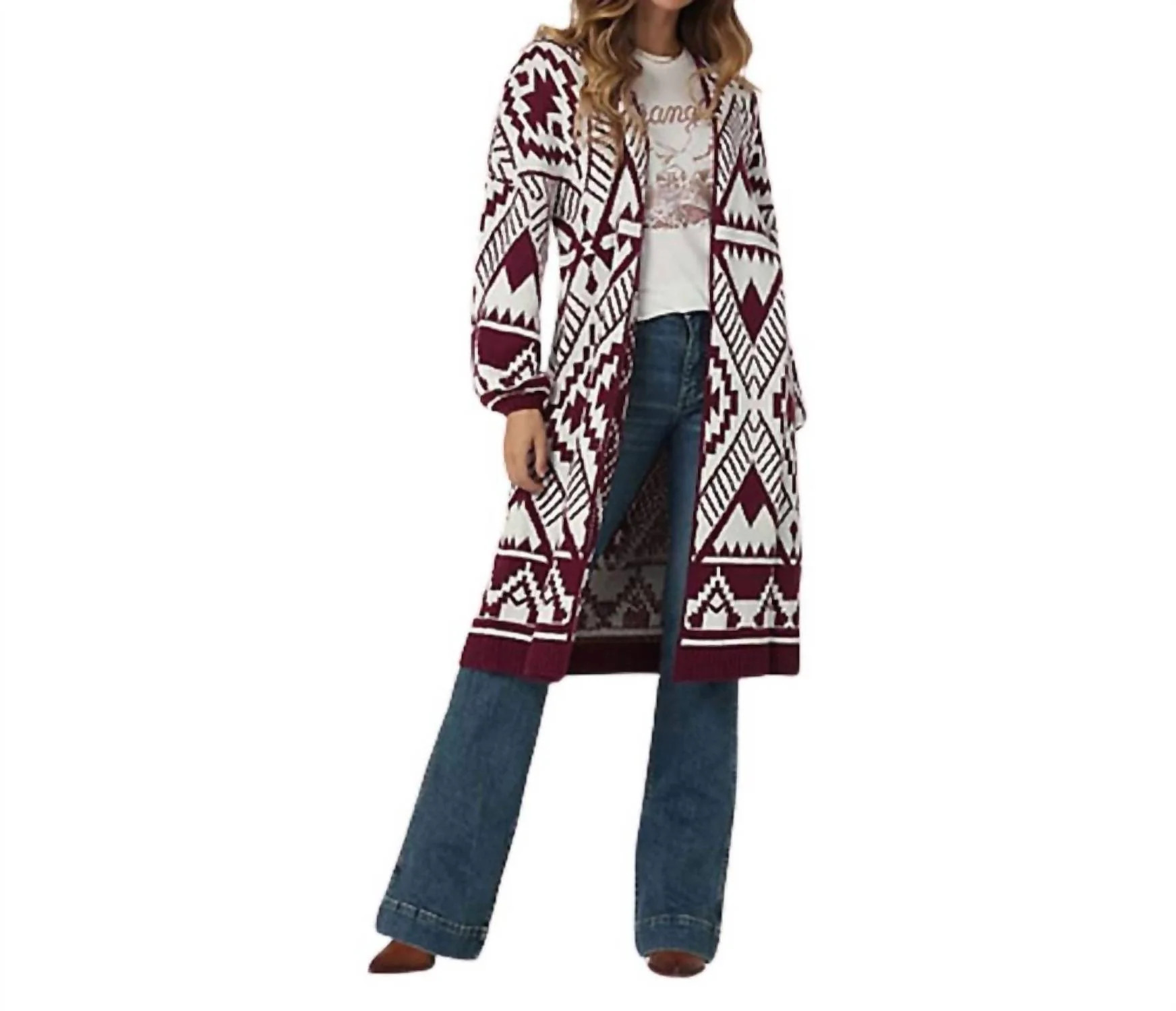 Women's Retro Punchy Cardigan In Magenta | Shop Simon