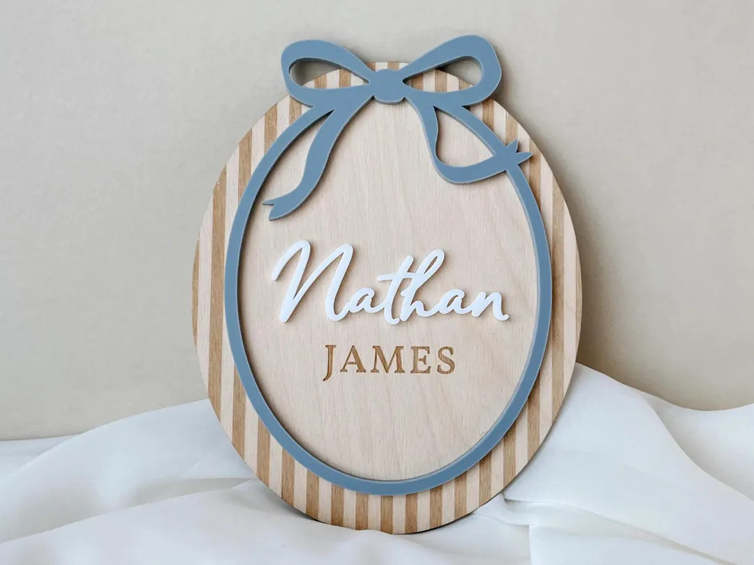 Birth Announcement Boy Name Announcement Boy Name Sign for Nursery Baby Boy Announcement Sign Bir... | Etsy (US)