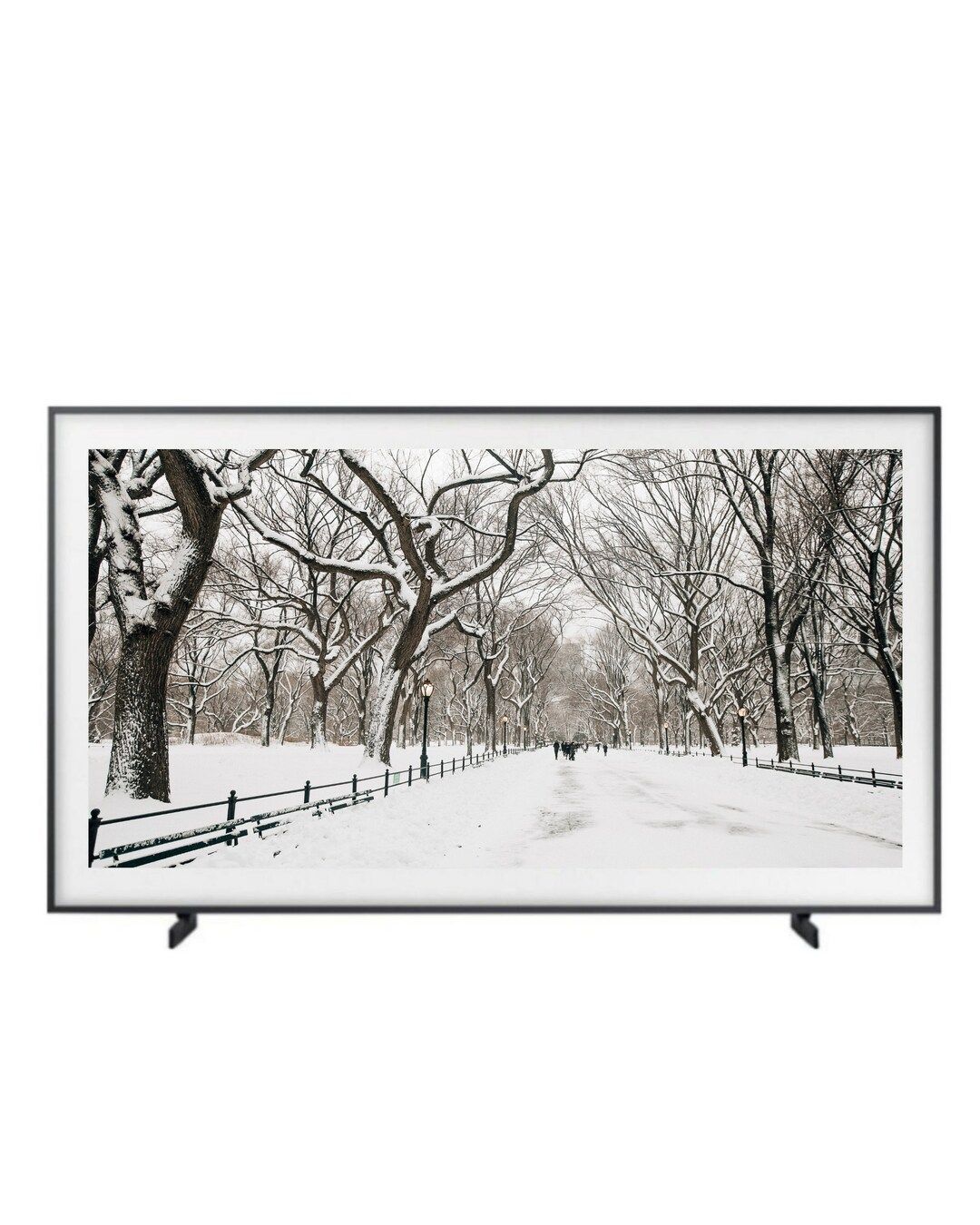 Samsung Frame TV Art Download of Central Park in the Snow Photograph, New York City | Etsy (US)
