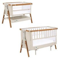 Tutti Bambini Cozee Complete Bedside Crib Package XL Scandinavian Walnut/Ecru | Boots.com