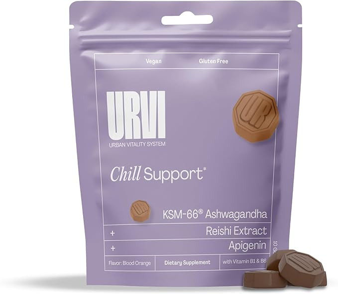 URVI® Chill Gummies – 150mg Ashwagandha KSM-66, 120mg Apigenin & 56mg Reishi Mushroom – Rela... | Amazon (US)