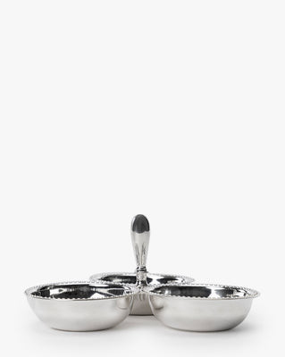 Silver Triple Condiment Dish | McGee & Co. (US)