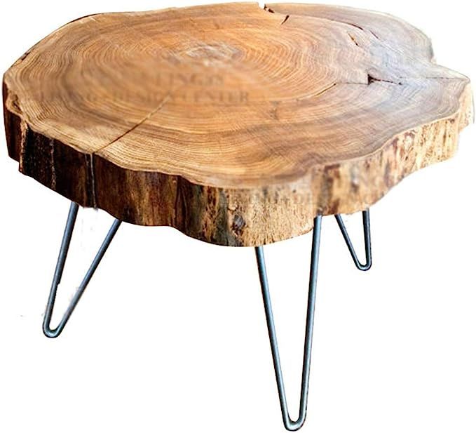 Xiaomei Nordic Log Coffee Table Original Ecological Furniture Table Coffee Table Low Table (Size ... | Amazon (US)