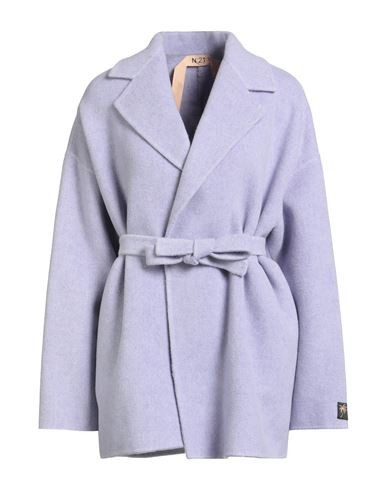 N°21 Woman Coat Lilac Size 0 Wool, Polyamide | YOOX (US)