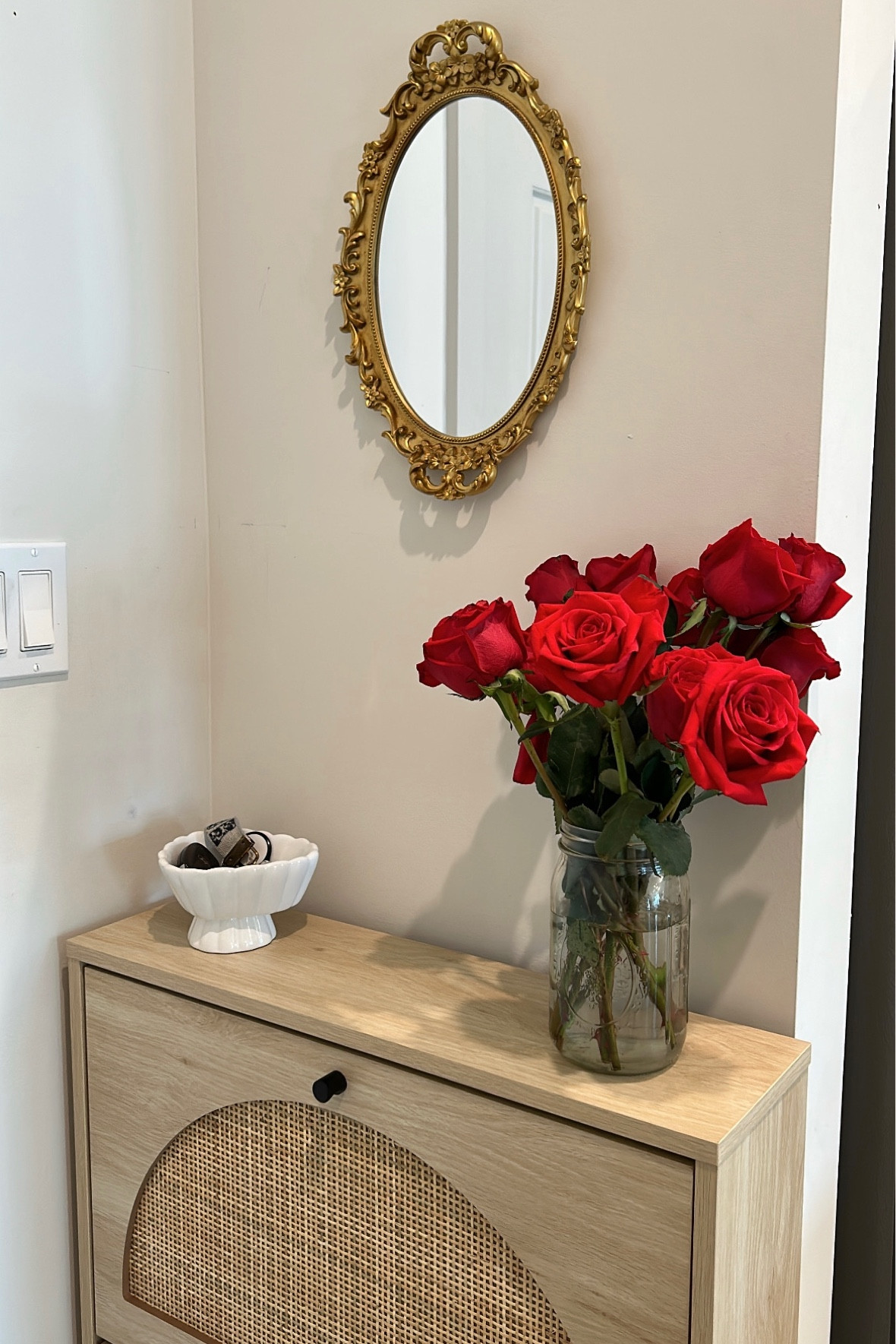 this hidden shoe rack is a must have for a clean home + less clutter! 

#LTKhome #LTKfindsunder100