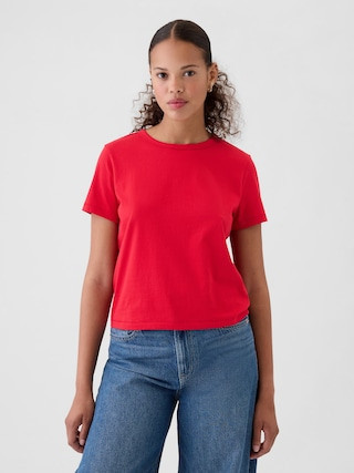 Organic Cotton VintageSoft Shrunken T-Shirt | Gap (US)