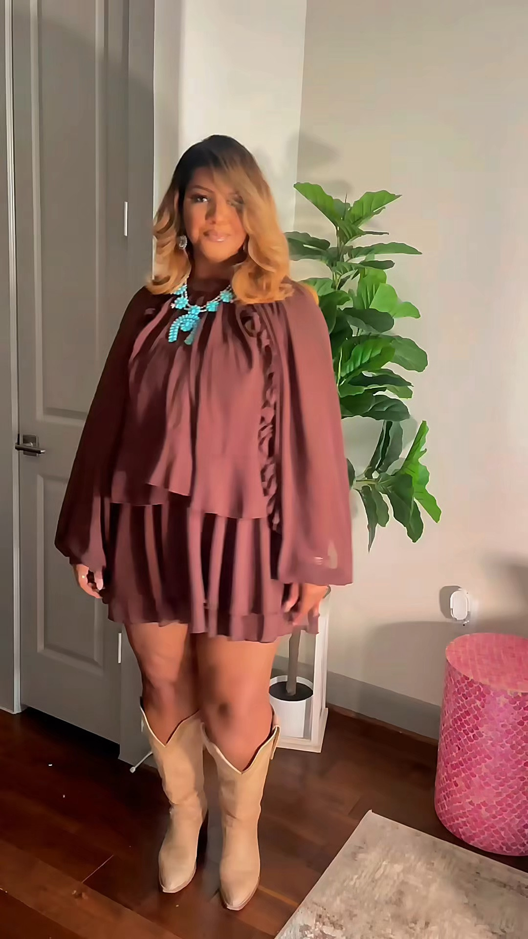 This shein viral ruffle dress is giving effortless glam ✨🤍 Perfect for brunch, date night, vacations, or when you just want to feel THAT girl.

Flattering fit, feminine details, and such a good affordable find 👏🏽


#LTKPlusSize #LTKFestival #LTKootd