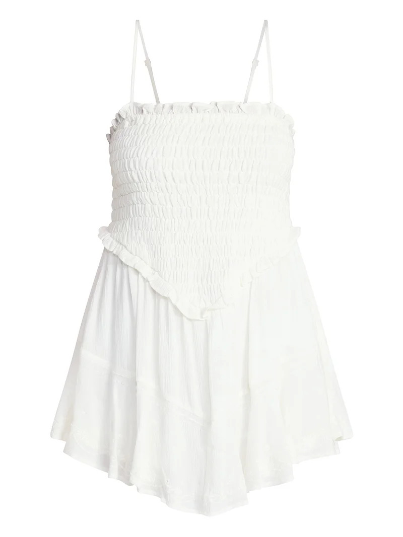 No Boundaries Smocked Romper, Women's XXS-XXL - Walmart.com | Walmart (US)